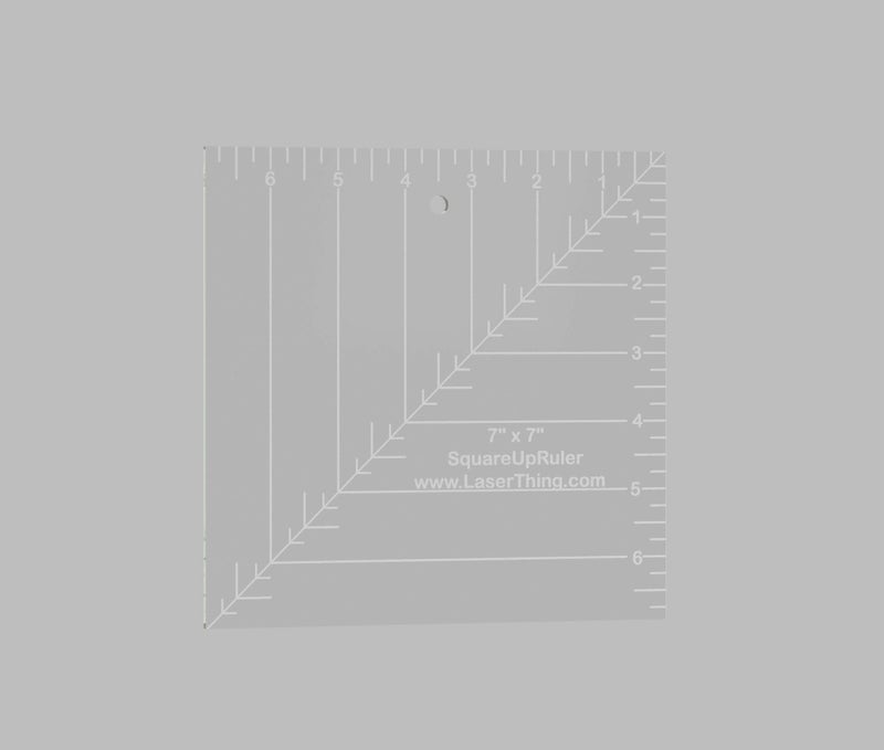 Square Up Ruler 7-Inch by 7-Inch (7x7)